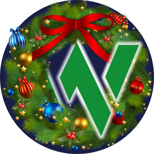  district logo with Christmas wreath